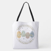 Autism Fingerprint/Quote Tote Bag (Dos)