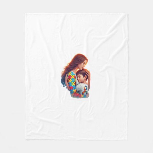 Autism Fleece Deken (Voorkant)