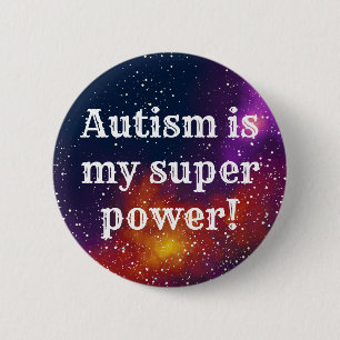 Autism  Galaxy Identity Ronde Button 5,7 Cm
