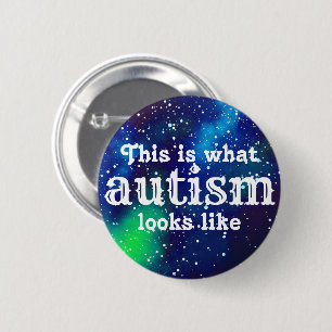Autism  Galaxy Identity Ronde Button 5,7 Cm