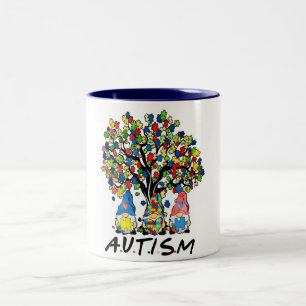 Autism Gnomes Two-Tone Coffee Mok