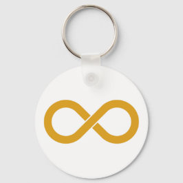 Autism Gold Infinity Sleutelhanger