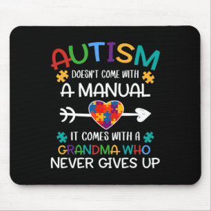 Autism Grandma Love Autistic Kinder Autism Awarene Muismat