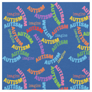 Autism herhaal woorden blauwe structuur stof