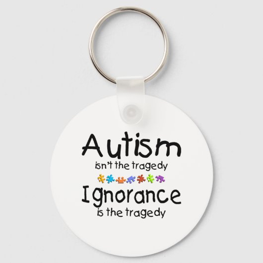 Autism Ignorance Sleutelhanger (Voorkant)