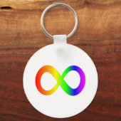 Autism Infinity Symbol Sleutelhanger (Voorkant)