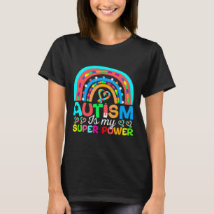 Autism is mijn superkracht en Puzzle Autism Awaren T-shirt