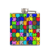 Autism jigzaag heupfles (Achterkant)