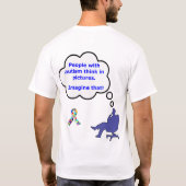 Autism/Keep Staring T-shirt (Achterkant)