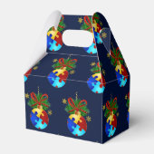 Autism Kerstmis Bauble Bedankdoosjes (Achterkant)