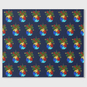 Autism Kerstmis Bauble Cadeaupapier (Vlak)