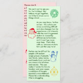 Autism-kersttentaart (Voorkant / Achterkant)