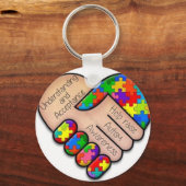 Autism Key ring Sleutelhanger (Voorkant)