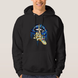 Autism Lips beoordelen wat je begrijpt Hoodie