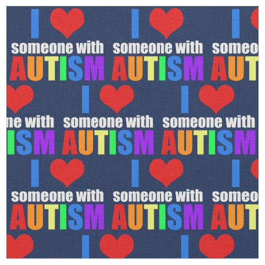 Autism Love Stof (Close Up)