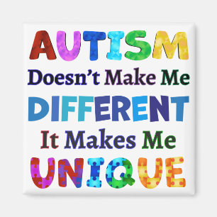 AUTISM maakt me UNIQUE Magneet