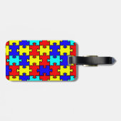Autism mam aangepast bagagelabel (Achterkant horizontaal)