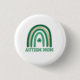 Autism mam Button, klein, 1¼ inch Ronde Button 3,2 Cm