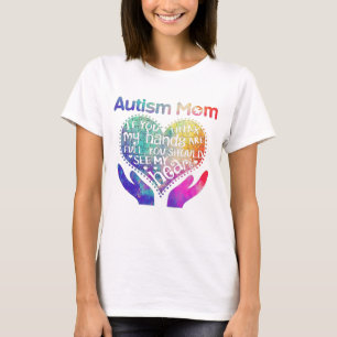 Autism mam Gift for Moederdag T-shirt