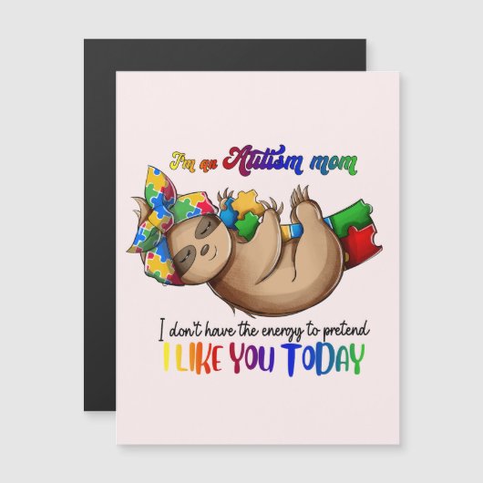 Autism Mam - Slote (Voorkant / Achterkant)