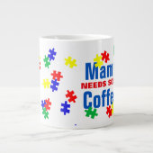Autism Mama - Jumbo Mug (Devant)
