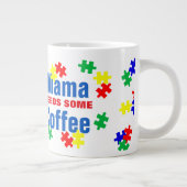 Autism Mama - Jumbo Mug (Droite)