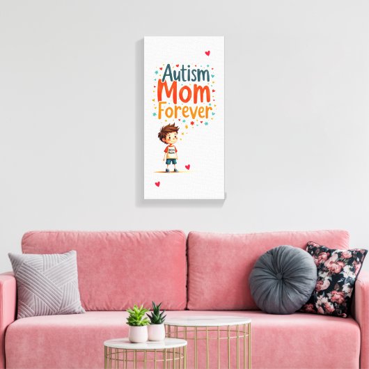 Autism Matters Canvas Afdruk (Insitu (Woonkamer))