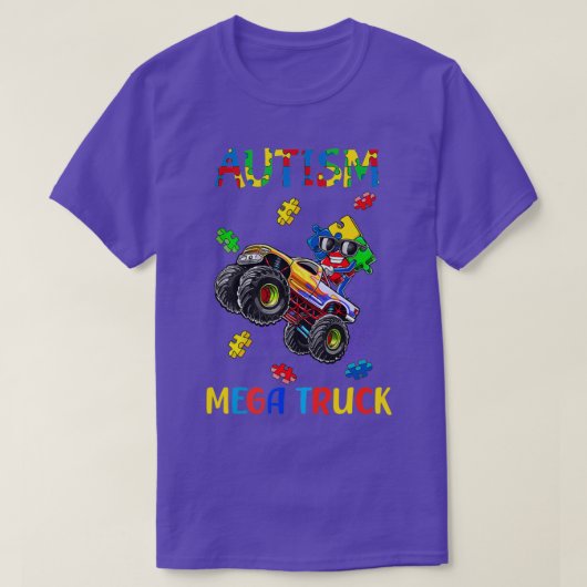 Autism Mega Truck 10 T-shirt (Design voorkant)