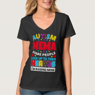 Autism Mema Mensen kijken op hun helden in toeneme T-shirt