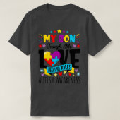 Autism moeder vader zoon 3 t-shirt (Design voorkant)