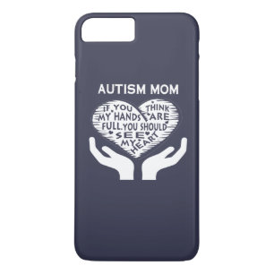 AUTISM MOM 	iPhone 8 PLUS / 7 PLUS HOESJE