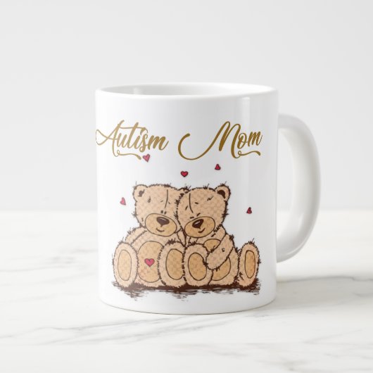 Autism Mom - Jumbo Mug (Devant droit)
