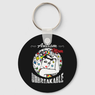 Autism Mom Unbreakable Autism Awareness Gifts Sleutelhanger
