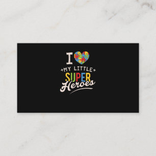 Autism Month T-Shirt for Special Education Teacher Visitekaartje