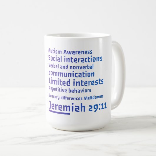 Autism Mug (Devant droit)