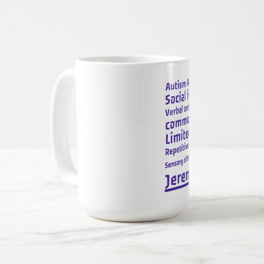 Autism Mug (Devant gauche)