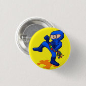 Autism Ninja Ronde Button 3,2 Cm (Voorkant /achterkant)