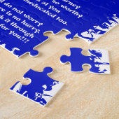 Autism Prayer Blue Legpuzzel (Zijkant)