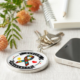 Autism - Premium Round Sleutelhanger
