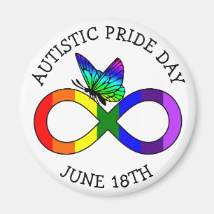 Autism Pride Day June 18th Magnet Magneet