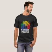 Autism Proud Strong Autistic Awareness T-shirt (Voorkant volledig)