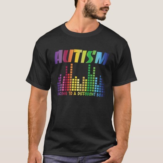 Autism Puzzle Autism Awareness Dancing To A Differ T-shirt (Voorkant)