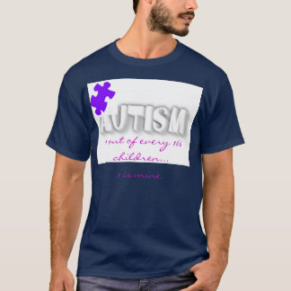 Autism Puzzle Piece for parent script  T-shirt
