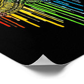 Autism Rainbow Infinity Symbol Aswareness Poster (Hoek)