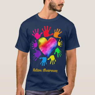 Autism Rainbow We Draag regenboogkunst voor autism T-shirt