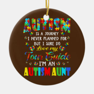 Autism Reis nooit geplande rondleiding tante Keramisch Ornament