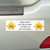Autism Rocks Bumpersticker (Op auto)