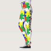 Autism Running Leggings Puzzle Pants Warrior Ma (Links)
