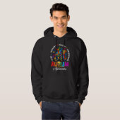 Autism Shirt Love Accept Support Autistic Autism A (Voorkant volledig)