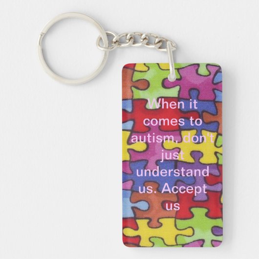 Autism-Sleutelhanger Sleutelhanger (Voorkant)